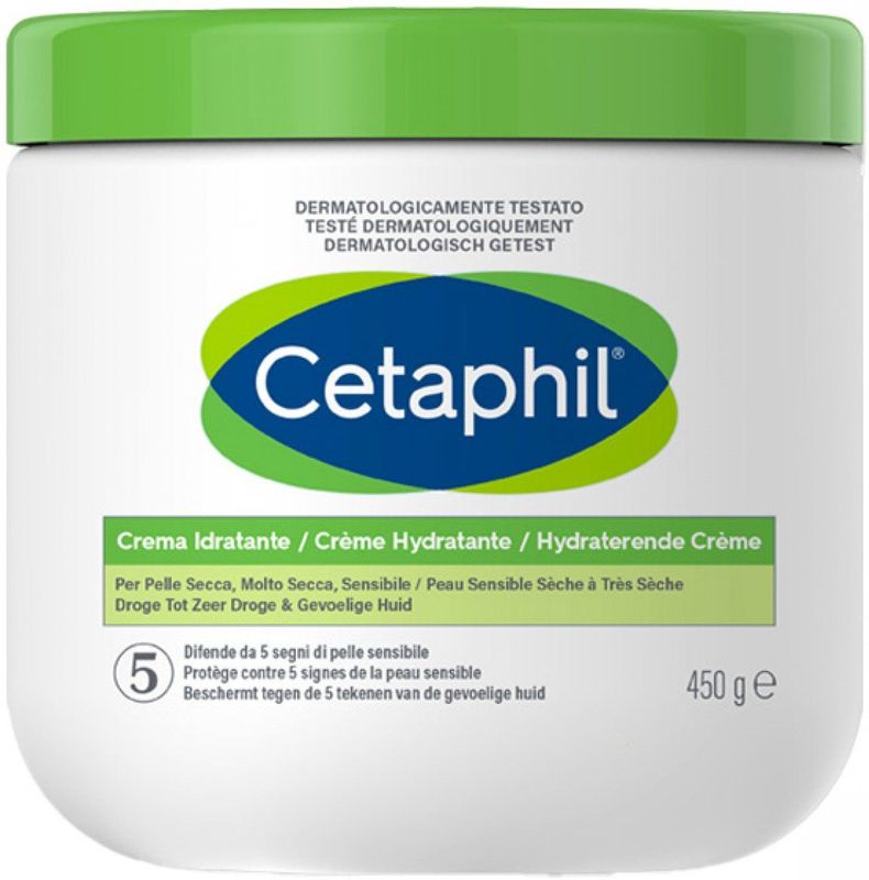 Cetaphil Hydraterende Crème 450 Gram - Vochtinbrengend voor Gezicht & Lichaam