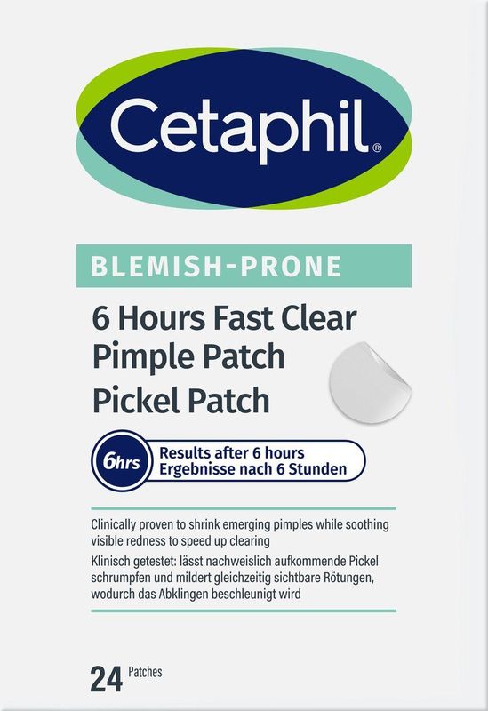 Cetaphil - Pimple Patch - 24 Stuks - Geschikt Voor Gevoelige Huid - Salicylzuur