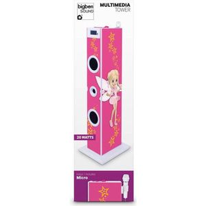 Bigben Connected Bigben Interactive AU319354 dockingstation voor mobiele apparaten Roze (1 stuk, 10 W), HiFi + Home Cinema luidsprekers, Roze