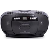Thomson - RK200CD - CD Speler - Zwart - Draagbaar met Cassettedeck