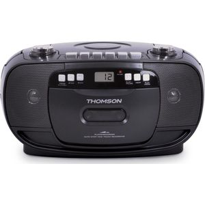Thomson - RK200CD - CD Speler - Zwart - Draagbaar met Cassettedeck