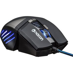 Nacon GM-300 Wired Gaming Muis - PC - Zwart - Multi Color LED