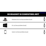 Bigben - Cuffie - Gaming Headset - Zwart - Bedraad - Inline Volume en Mute