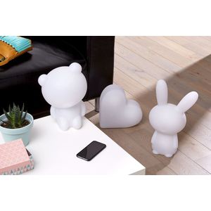 Bigben - Bluetooth Speaker - Wit - Draadloos met LED Verlichting