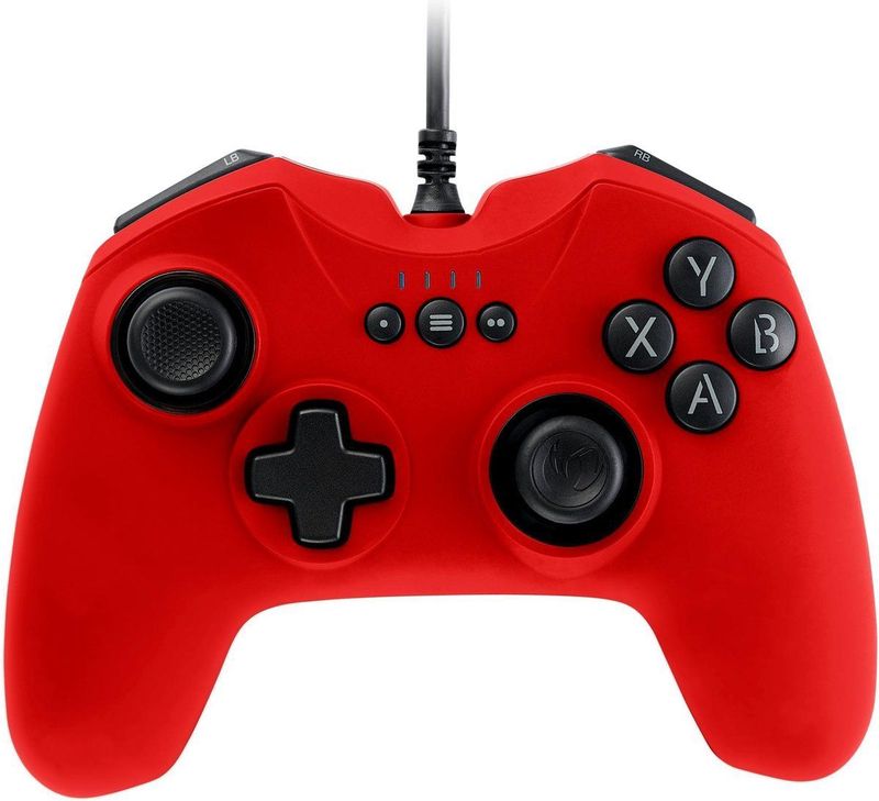 Nacon GC-100XF Bedrade Gaming Controller - PC - Rood