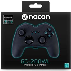 Nacon 095606 Gc-200Wl Draadloze Gaming Controleur, Zwart Pc