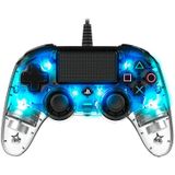 Nacon Illuminated Compact Controller Bedraad PS4 Blauw (ps4ofcpadclblue)