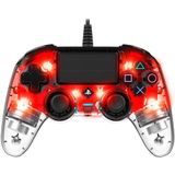 Nacon - Wired Compact Controller - Rood - Ergonomisch - Ledverlichting