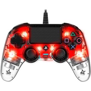 Nacon - Wired Compact Controller - Rood - Ergonomisch - Ledverlichting