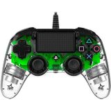 Nacon - Illuminated Wired Compact Controller - Groen - Voor PS4