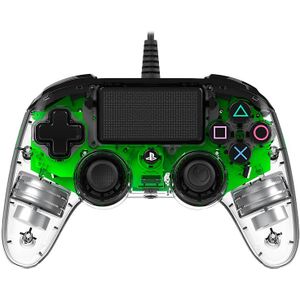 Nacon - Illuminated Wired Compact Controller - Groen - Voor PS4