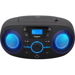Bigben - CD61 - Radio CD Speler - Zwart - USB
