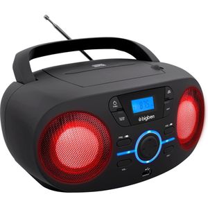 Bigben CD61 - Radio CD Speler Voor Kinderen - USB – Zwart