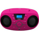 Bigben - CD61 - Radio CD Speler - Roze - USB