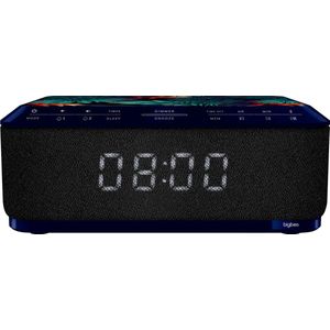Bigben Wekkerradio - Draadloze Telefoon Oplader - Jungle