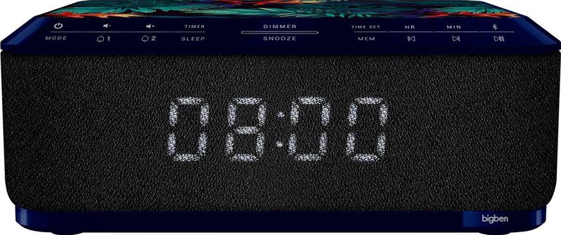 Bigben - Wekkerradio - Draadloze Telefoon Oplader - Jungle