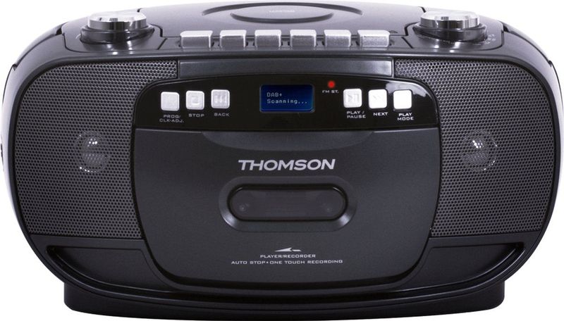 Thomson - RK200DAB - Draagbare Radio - CD Speler - DAB+ - Cassette - Zwart