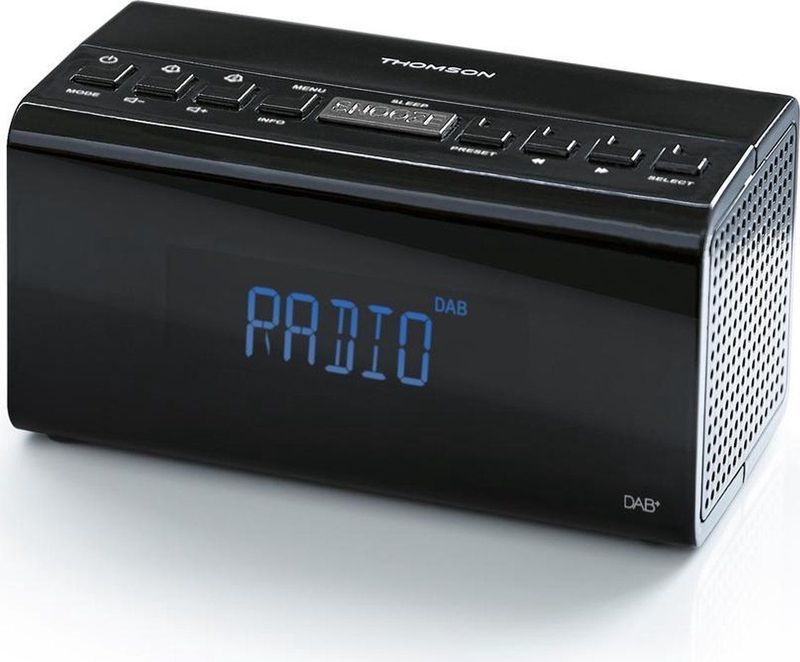 Thomson CR50DAB - DAB+ Wekkerradio - Zwart