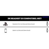 Bigben - PS4 Stereo Gaming Headset V3 - Wit - Bedraad - Over-ear