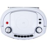 Thomson RK201CD - Draagbare Radio/Cassette/CD Speler - Wit - Stereo - AUX-IN