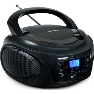 Bigben - CD62 - Radio CD Speler - Zwart - Bluetooth/USB