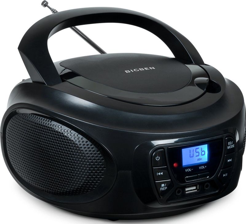 Bigben - CD62 - Radio CD Speler - Zwart - Bluetooth/USB