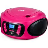 Bigben - CD62 - Radio CD Speler - Roze - Bluetooth/USB