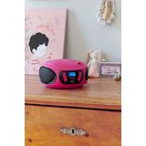 Bigben - CD62 - Radio CD Speler - Roze - Bluetooth/USB