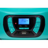 Bigben - CD62 - Radio CD Speler - Blauw - Bluetooth/USB