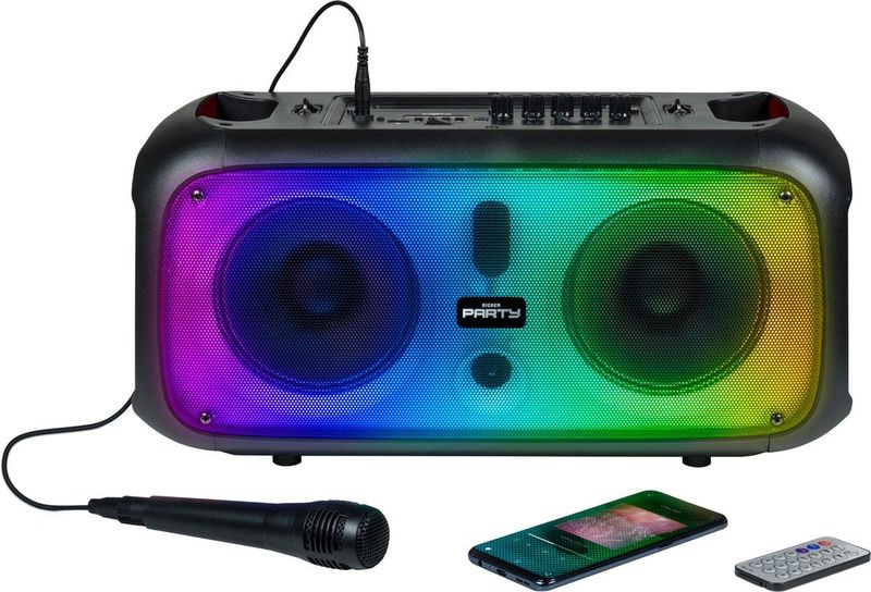 Bigben Party - High Power Bluetooth Speaker - RGB Lichteffecten - Microfoon