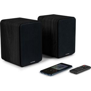 Thomson WS600DUO - Boekenplank Speaker Set - Zwart - 2 stuks