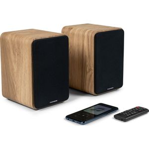 Thomson - Boekenplank Speaker Set - WS602DUO - Hout