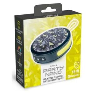 Bigben Party Nano - Bluetooth luidspreker (Oplaadbare batterij), Bluetooth luidspreker, Veelkleurig