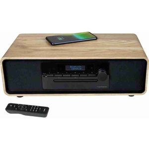 THOMSON - Bluetooth Microsysteem - Hout/Zwart - FM Radio/DAB+/CD/MP3/USB