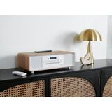 THOMSON - Bluetooth Microsysteem - Hout/Wit - CD/MP3/USB/FM Radio/DAB+ - 75W
