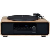 Thomson - MIC300TT - Microstereo-installatie - Zwart - Bluetooth 5.0, CD-speler, Geïntegreerde Platenspeler, 60 W