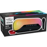 BigBen - Party Lite - Draadloze Speaker - Inclusief Microfoon - Bluetooth - LED-verlichting
