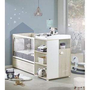 BABY PRICE Combibed, 120 x 60 cm, uitbreidbaar tot 90 x 190 cm, van hout