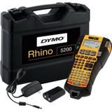Dymo - Rhino 5200 - Labelprinter - Geel - Draagbaar - Inclusief Koffer