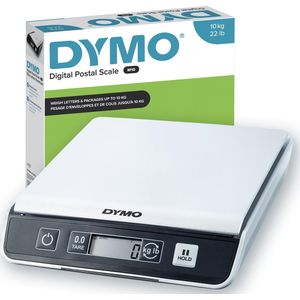 DYMO USB postweegschalen Cap. 10 kg, Afmetingen platform 20 x 20 cm, Zilver