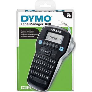 Dymo - LabelManager 160 - Labelprinter - Zwart - Draagbaar - QWERTY