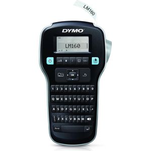Dymo - LabelManager 160 - Beletteringsysteem - Zwart - QWERTY - Inclusief D1-startertape 12 mm