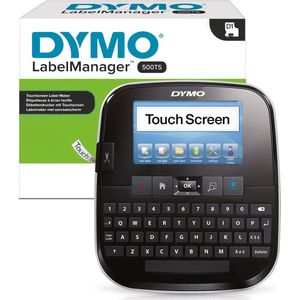 DYMO LabelManager 500TS Handheld labelprinter | labelmaker met aanraakscherm en QWERTY-toetsenbord, volledig in kleur | met pc- en Mac-aansluiting