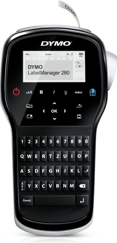 Dymo - LabelManager 280 - Labelmaker - Draadloos - QWERTY-toetsenbord - USB-aansluiting