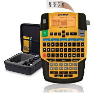 DYMO Rhino 4200, QWERTY, Wärmeübertragung, Kabellos, Lithium-Ion (Li-Ion), Schwarz, Gelb