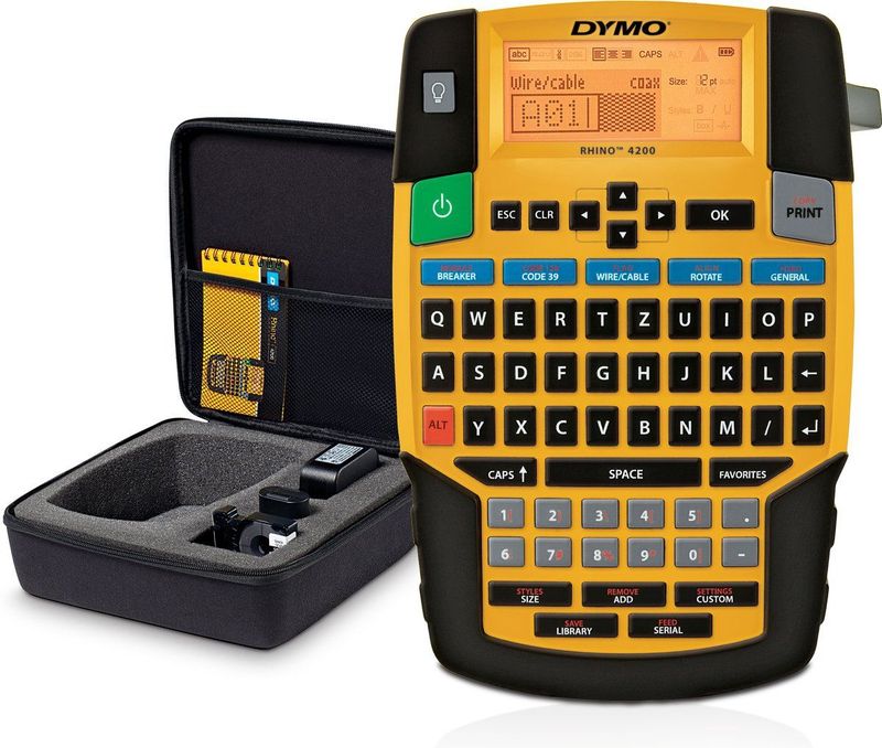 DYMO - Rhino 4200 - Draagbare Labelmaker - QWERTZ-toetsenbord - Compact