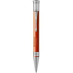 Parker Duofold balpen | Classic Big Red Vintage | Medium punt met zwarte navulling | Premium geschenkdoos