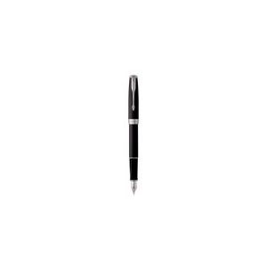 Parker Sonnet-vulpen - Matzwart met Palladium Rand - Medium Penpunt - Cadeauverpakking