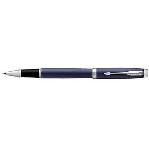 PARKER IM Tintenroller blaumatt/silber 0,5 mm, Schreibfarbe: schwarz, 1 St.