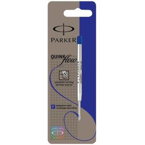 Parker balpenvullingen | Fijne punt | Blauwe QUINKflow inkt | 1 stuk